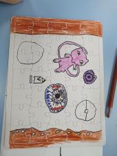 2022년 사랑방 창의미술&#40;퍼즐만들기&#41;